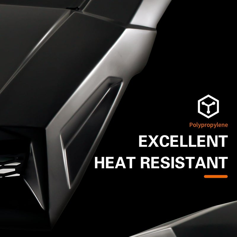 CPOWACE غطاء توربو ل RZR XP 1000 14-18، فتحة سحب هواء سوداء متوافقة مع ملحقات Polaris RZR XP Trail S 900 1000 S 2014-2018 استبدال #2881467 - Image 5